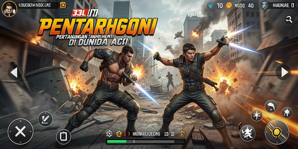 Gameplay seru dalam 33L menampilkan aksi dan pertempuran mendebarkan.
