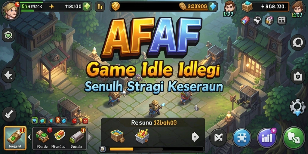 Tampilan utama AFAF dengan gameplay yang seru dan menantang.