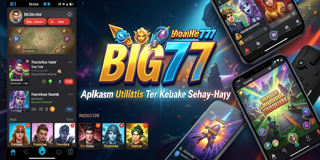 Screenshot utama BIG77 menunjukkan antarmuka pengguna yang menarik dan fungsional.