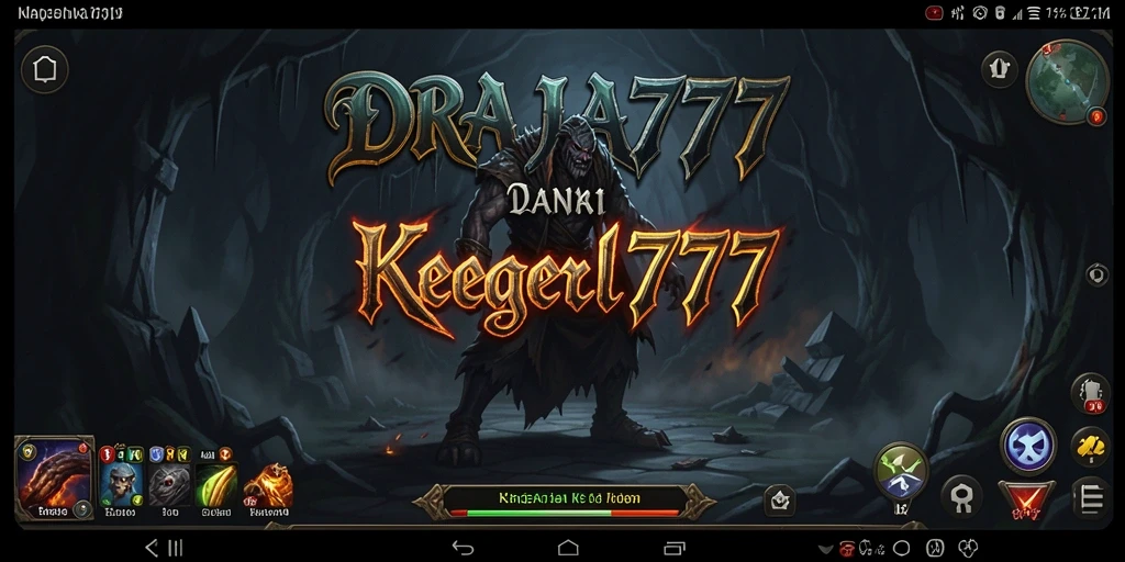 Tampilan gameplay DRAJA777 yang mencekam dan penuh ketegangan.