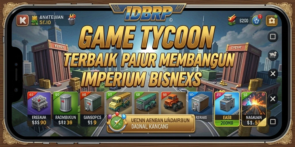 Gameplay IDRRP yang menarik dengan elemen Tycoon.