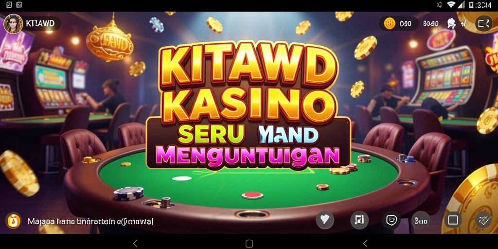 Screenshot utama <strong>KITAWD</strong> menampilkan gameplay Kasino yang mendebarkan.
