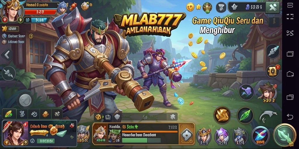 Tampilan gameplay MLBB777 yang seru dan menarik.