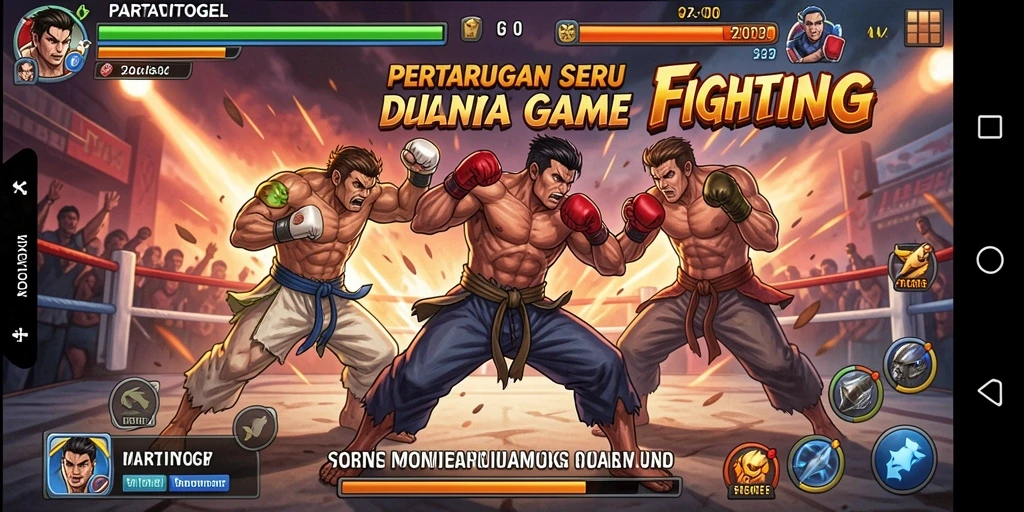 Gameplay seru dari pertarungan karakter di PARTAITOGEL.