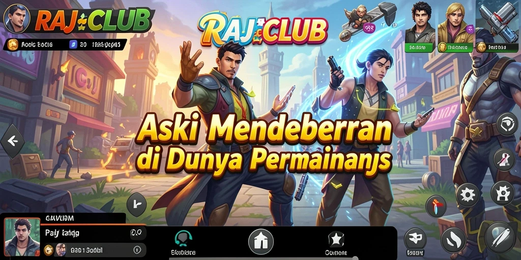 Screenshot gameplay RAJACLUB menampilkan aksi mendebarkan dengan grafis yang menakjubkan.