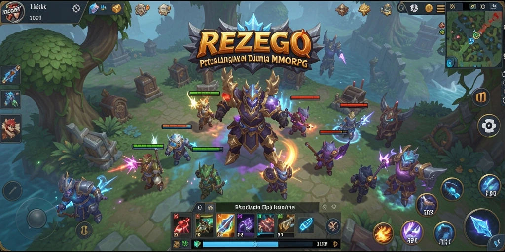 Gameplay seru di dunia fantasi <strong>REZEGO</strong> dengan grafis menawan.