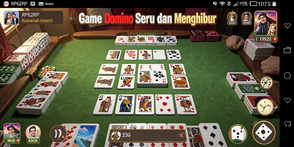 Gameplay menarik dari RP62RP yang menyajikan Domino dengan cara baru.