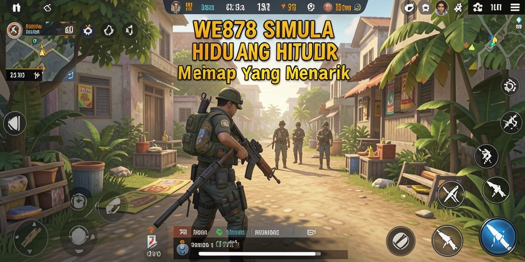 Tampilan gameplay yang menarik dari WE878 dalam simulasi kehidupan.