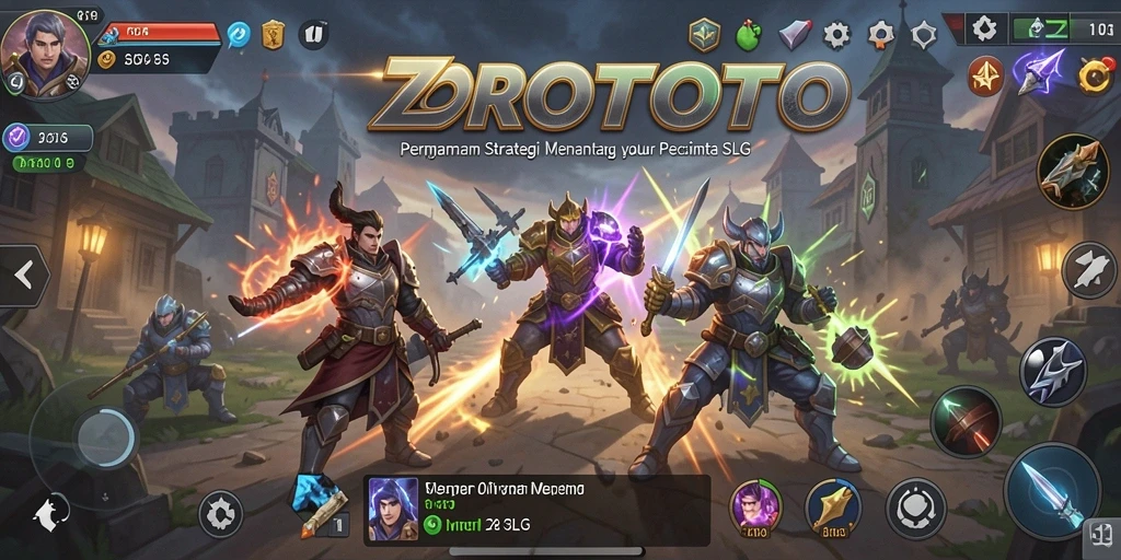 Tampilan gameplay seru dan strategi di ZOROTOTO.
